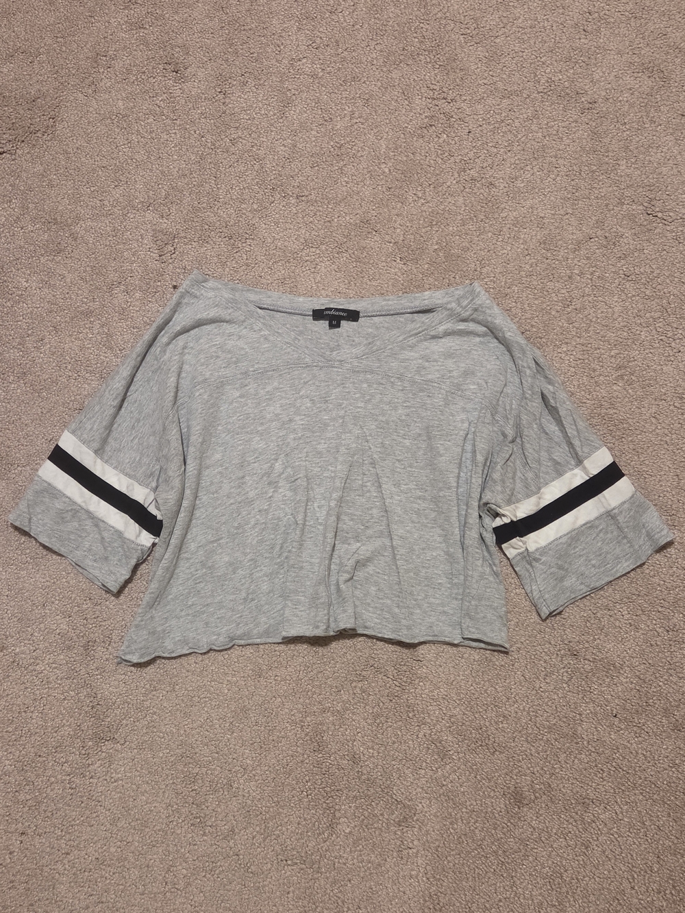 Ambiance Gray Crop Top